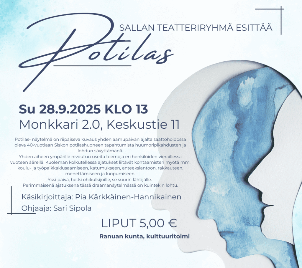 Potilas-näytelmän mainos