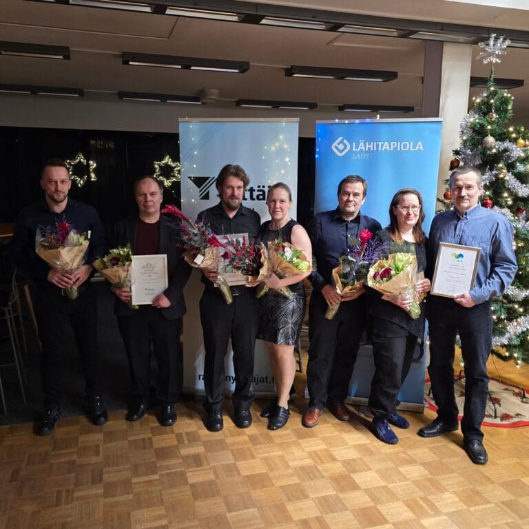 Vuoden 2025 palkittuja yrittäjiä Ranualla