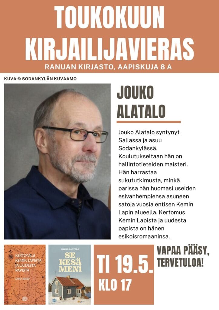 Kirjailjavieraana Jouko Alatalo