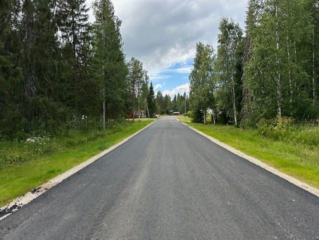 Ranuan kirkonkylän kesän asfaltointityöt valmistuivat