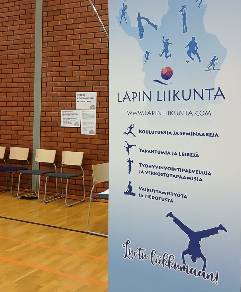Mainosjuliste Lähe sieki liikkeelle- ja Kunnon Mummola -tapahtumissa.